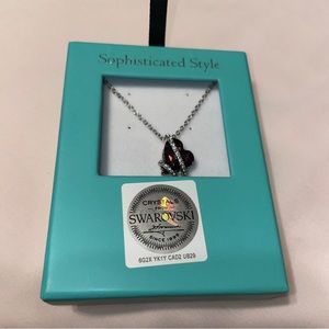 Swarovski Crystal heart pendant